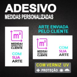 ADESIVO VINIL BRANCO FOSCO - MEDIDAS PERSONALIZADAS | ARTE PERSONALIZADA