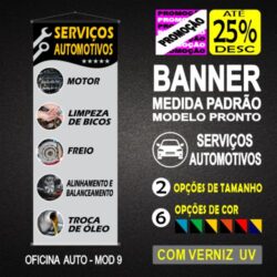 BANNER MEDIDA PADRÃO - OFICINA MECÂNICA MOD 9