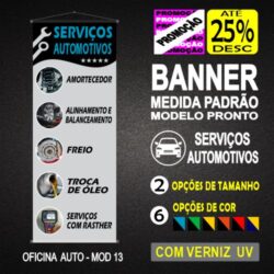 BANNER MEDIDA PADRÃO - OFICINA MECÂNICA MOD 13