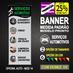 BANNER MEDIDA PADRÃO - OFICINA MECÂNICA MOD 14