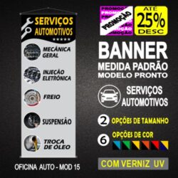 BANNER MEDIDA PADRÃO - OFICINA MECÂNICA MOD 15